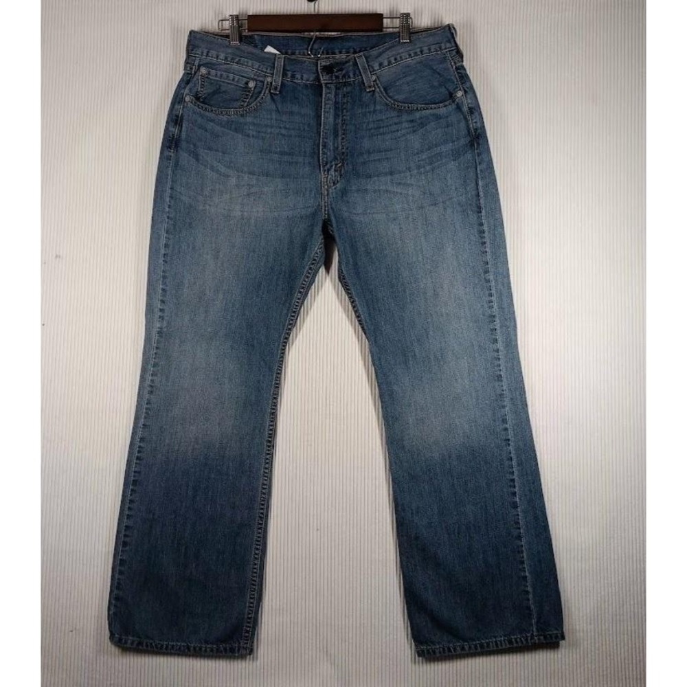 Levis 527 Jeans Mens‎ 36x30 Blue Slim Bootcut Water Less Denim Pants W36 L30